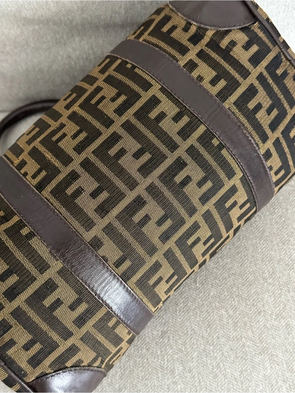 Fendi Zucca FF Boston bag